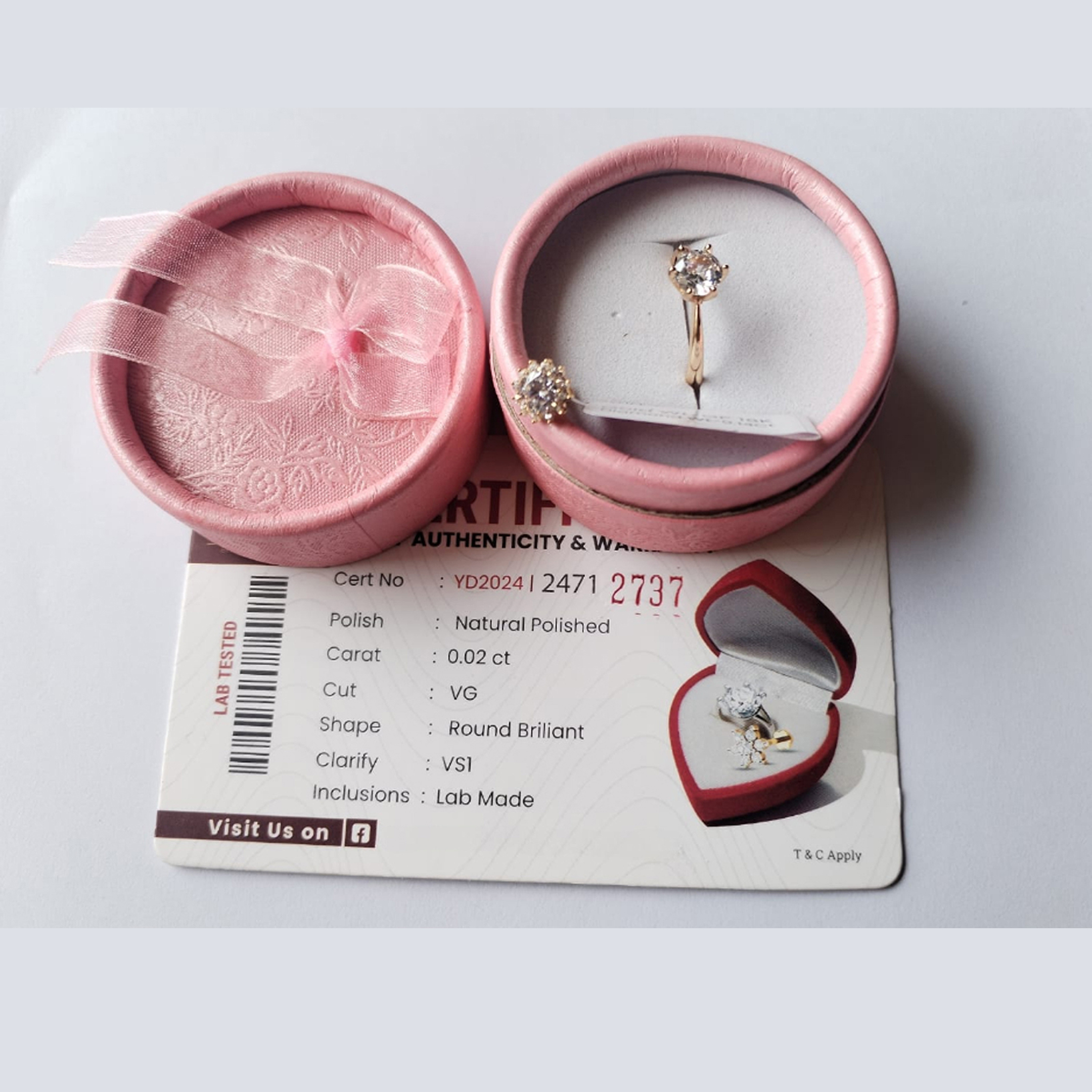Tharteen Stone Nakful and finger ring